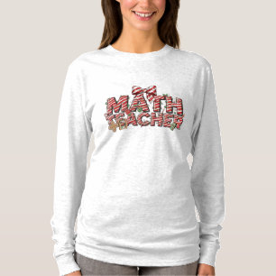 Math Teacher Christmas Long Sleeve T-Shirt 