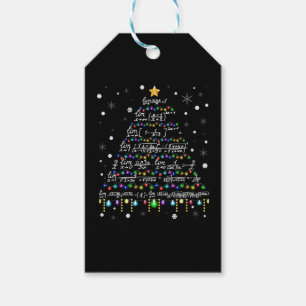 Math teacher Christmas Math T Shirt Gift Tags