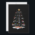Math Teacher Christmas Tree Funny Christmas Math F Holiday Card<br><div class="desc">This is a great gift for your family,  friends during Hanukkah holiday. They will be happy to receive this gift from you during Hanukkah holiday.</div>