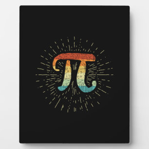 Math Teacher Cute Pi Plaque