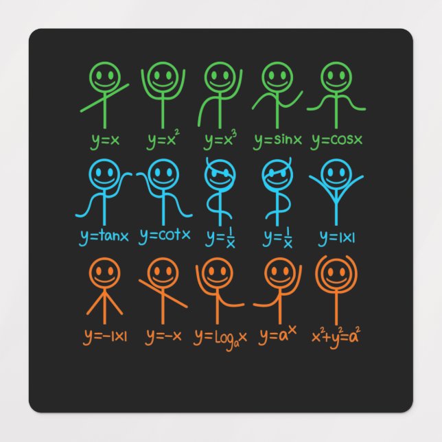 Math Teacher Dance Equation Mathematic Maths (Design 1)