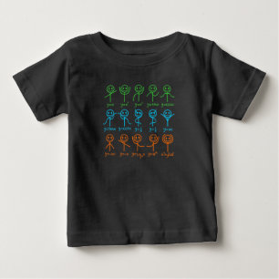 Math Teacher Dance Equation Mathematic Maths Baby T-Shirt