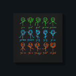 Math Teacher Dance Equation Mathematic Maths Canvas Print<br><div class="desc">This graphic idea is for math lovers. This funny graphic / quote clothing makes all math teachers happy.</div>