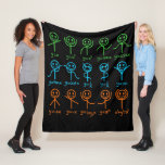 Math Teacher Dance Equation Mathematic Maths Fleece Blanket<br><div class="desc">This graphic idea is for math lovers. This funny graphic / quote clothing makes all math teachers happy.</div>