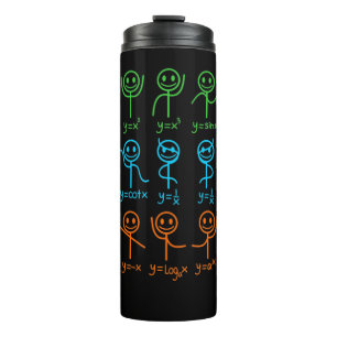 Math Teacher Dance Equation Mathematic Maths Thermal Tumbler