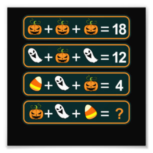 Math Teacher Equation Mathematics Maths Student Photo Print