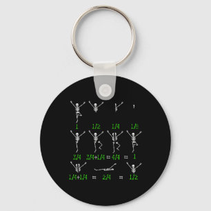 Math Teacher Equation Skeleton Math Students Hallo Key Ring