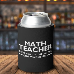 Math Teacher Funny Math Can Cooler