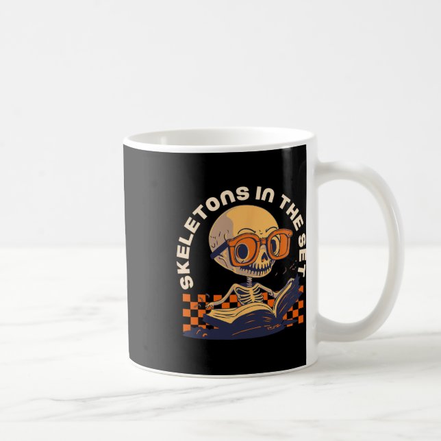 Math Teacher Halloween Comstume Fall Pumpkin Ghost Coffee Mug (Right)