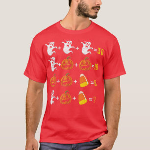 Math Teacher Halloween T-Shirt