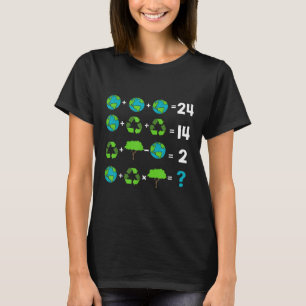 Math Teacher Humour Day Of Earth Order Of Operatio T-Shirt