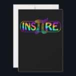 Math Teacher Inspire Mathematics Maths Student Thank You Card<br><div class="desc">This graphic idea is for math lovers. This funny graphic / quote clothing makes all math teachers happy.</div>