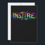 Math Teacher Inspire Mathematics Maths Student Thank You Card<br><div class="desc">This graphic idea is for math lovers. This funny graphic / quote clothing makes all math teachers happy.</div>