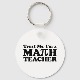 Math Teacher Key Ring