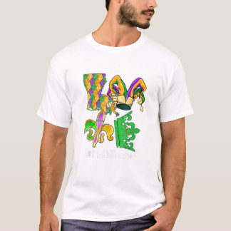 Math Teacher Mardi Gras Party T-Shirt