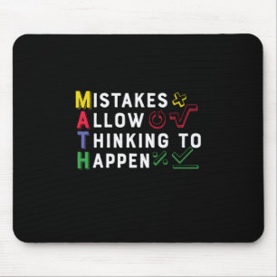 Math Teacher Math Allow Happen Mouse Mat