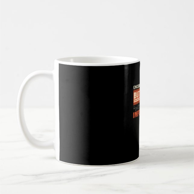 Math Teacher Math Is Importanter Coffee Mug (Left)