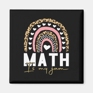 Math Teacher - Math is My Jam Back To School Magnet