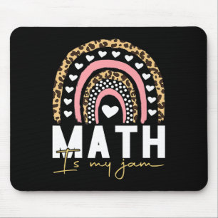 Math Teacher - Math is My Jam Back To School Mouse Mat