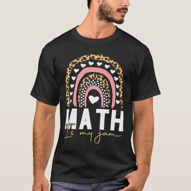 Math Teacher - Math is My Jam Back To School T-Shirt (Front)