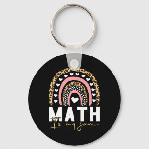 Math Teacher - Math Is My Jam Key Ring