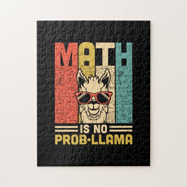 Math Teacher Math Is No Problem Jigsaw Puzzle (Vertical)