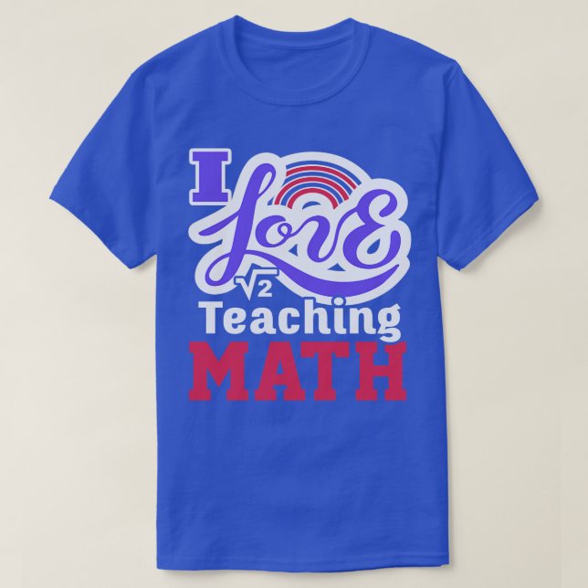 Math Teacher  Math Teacher1  T-Shirt (Design Front)