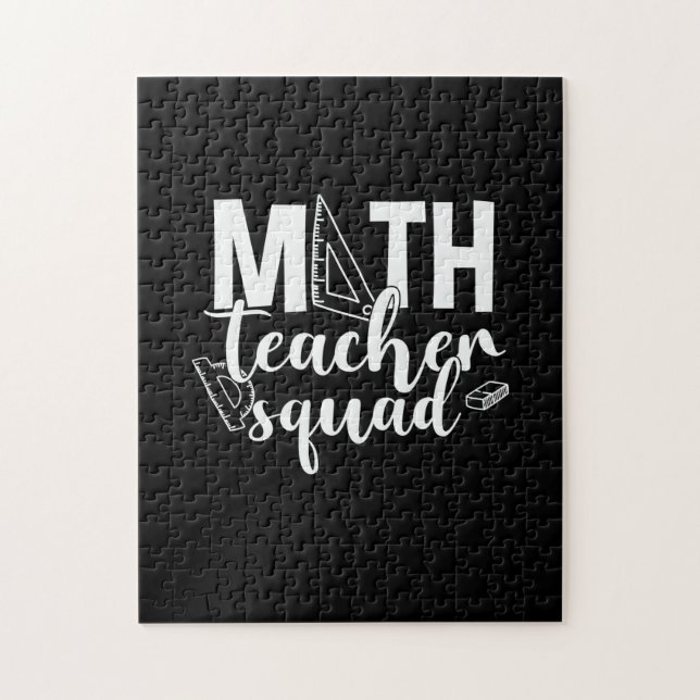 Math Teacher Math Teacher Squad Jigsaw Puzzle (Vertical)