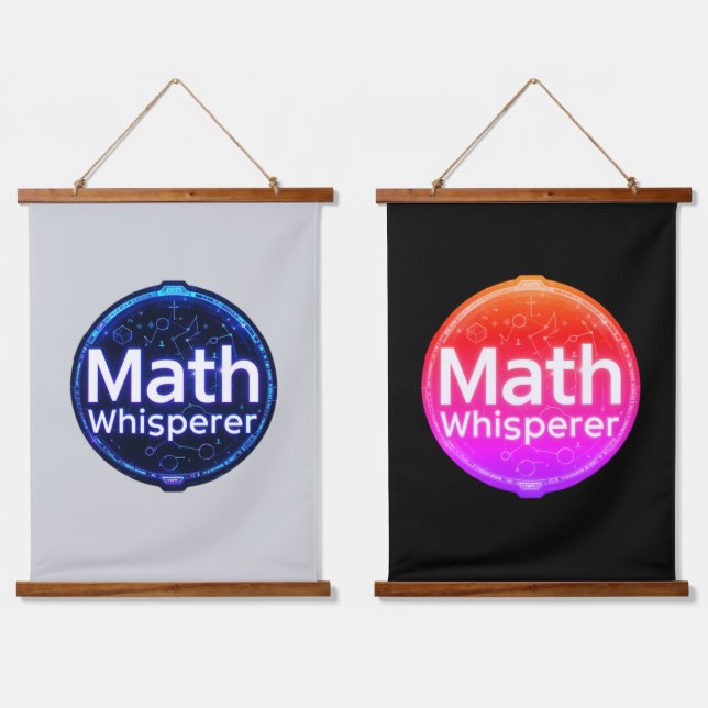 Math Teacher Math Whisperer Hanging Tapestry (Double)
