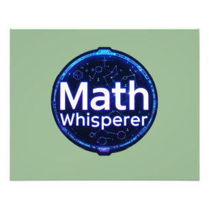 Math Teacher Math Whisperer Photo Print