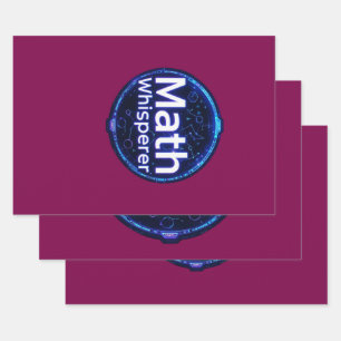 Math Teacher Math Whisperer Wrapping Paper Sheet