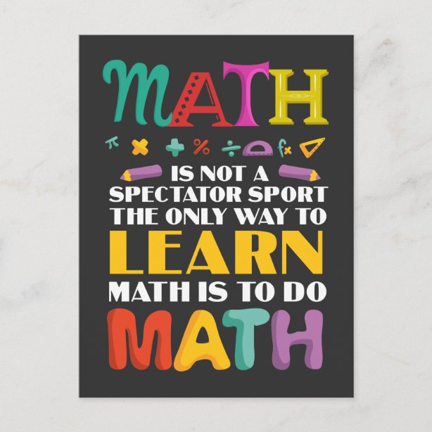 Math Postcards | Zazzle UK