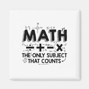 Math Teacher   Mathematics Mathematician Gifts Magnet