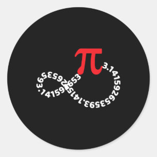 Math Teacher Mathematics Pi Symbol Pi Happy Pi Day Classic Round Sticker