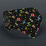Math Teacher - Mathematics Symbols Pattern Tie<br><div class="desc">Colourful math instrument tools,  symbols,  dots and star sprinkles make a simple,  minimalist pattern for math teachers. > Cute for math teacher appreciation,  data geek,  college engineer lab instructor,  computer programmer.  > Personalise it! Add custom name,  photo,  or text.</div>