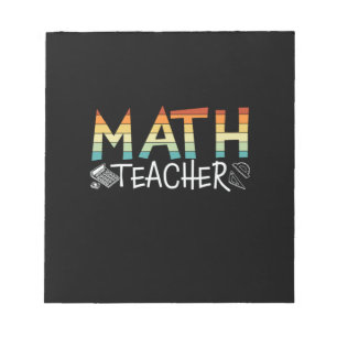 Math Teacher Notepad