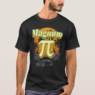 Math Teacher Pi Day March 14 Magnum Math Nerd T-Shirt