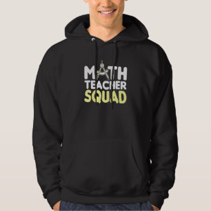 Math Teacher Squad Supplies Mathematics Algebra Qu Hoodie