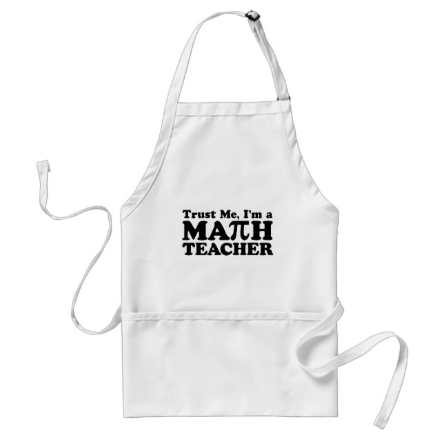 Math Teacher Standard Apron (Front)