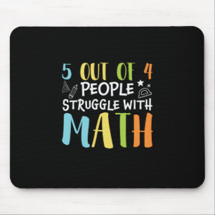 Math Teacher Struggle With Math Mouse Mat