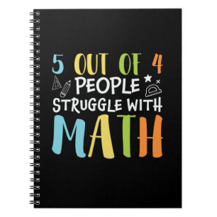 Math Teacher Struggle With Math Notebook