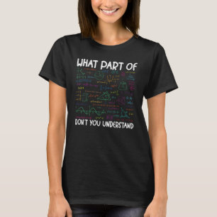 Math Teacher Student For Men And Women T-Shirt