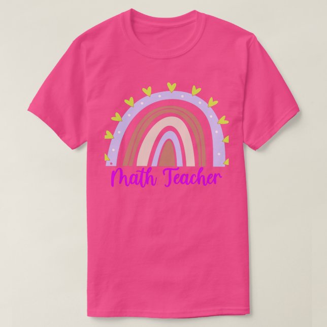 Math Teacher  T-Shirt (Design Front)