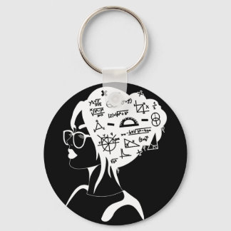 Math Teacher teaching mathematics Key Ring