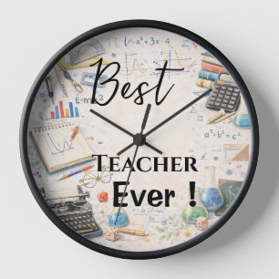 Math Teacher Thank You Gifts   End of School Year Clock