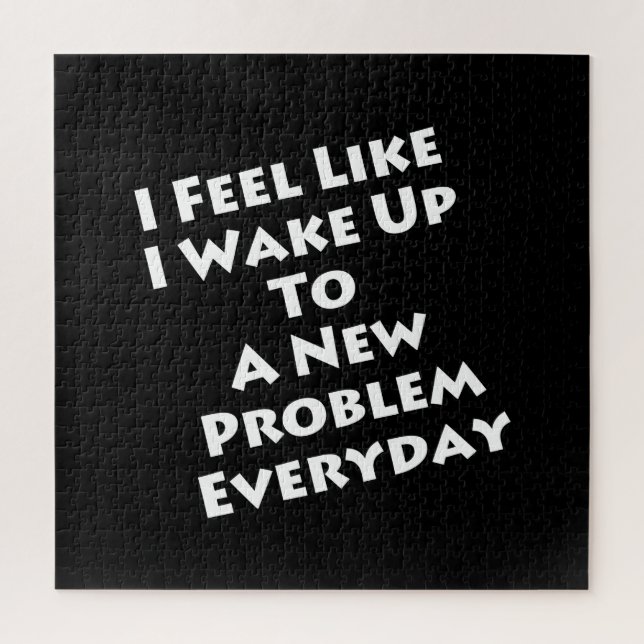 Math Teacher - Wake Up to New Problem Everyday Jigsaw Puzzle (Vertical)