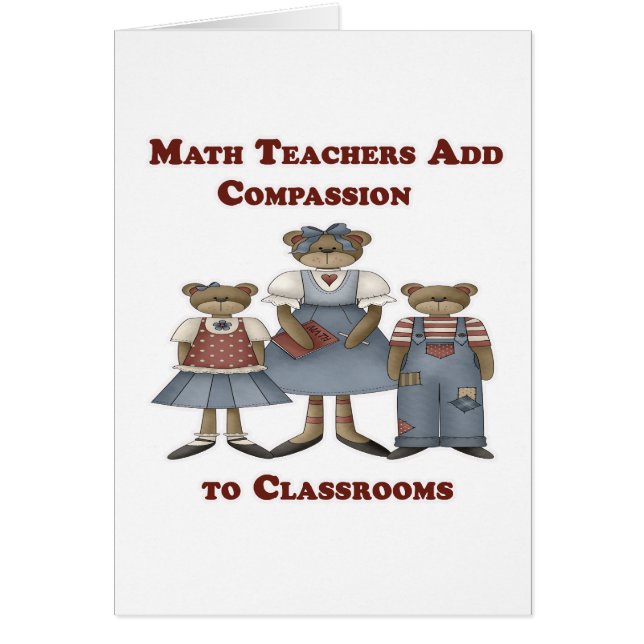 Math Teachers Add Compassion to Classrooms (Front)