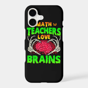 Math Teachers Brains Skeleton Hand Heart Halloween