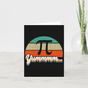 Math Teachers Pi Day Funny Pi Symbol Men Women Pie Card