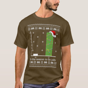 Math Teachers Tis the season to be jolly Fa lalala T-Shirt